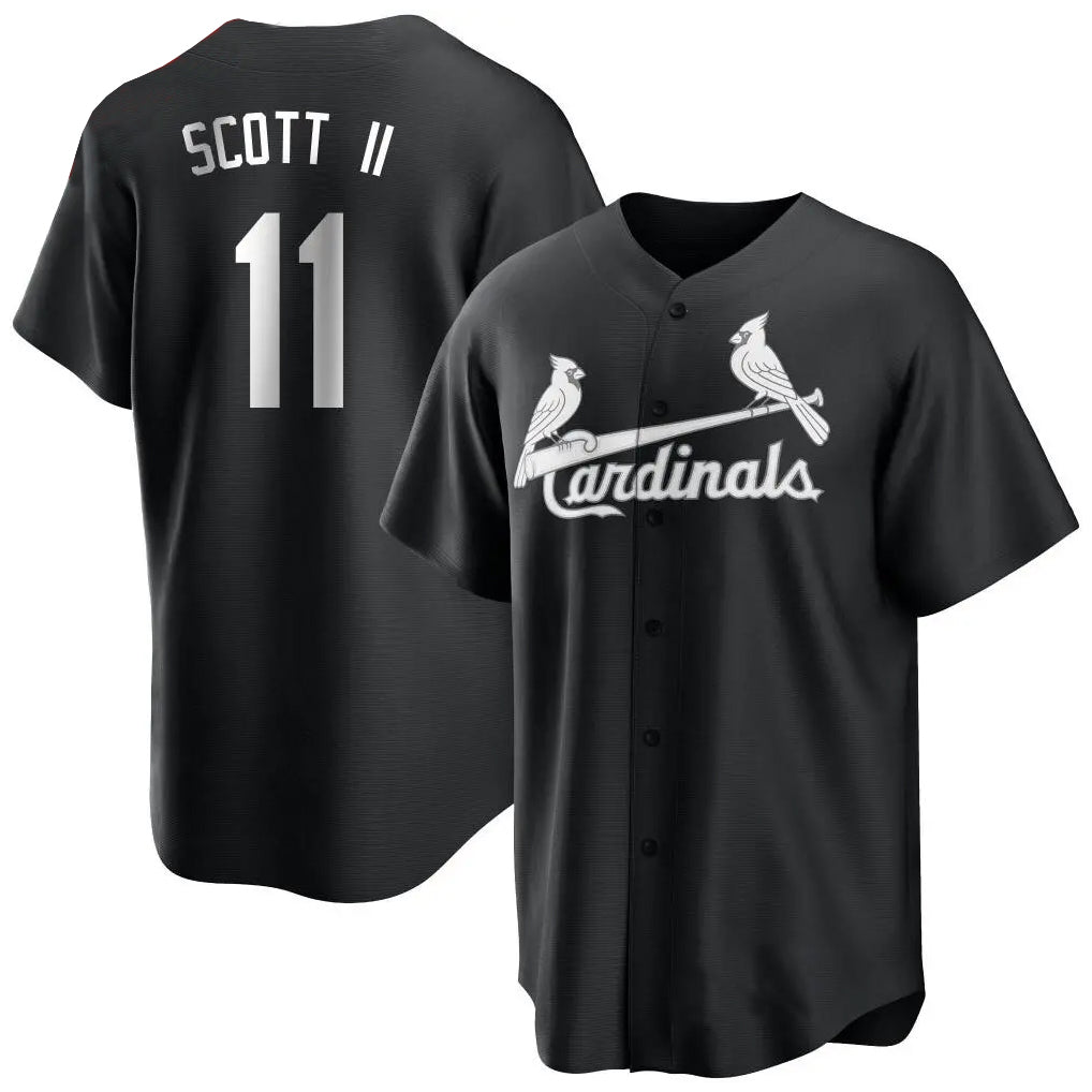Trusc St. Louis Cardinals #11 Victor Scott II Player Black City Connect Home Limited Stitched Jerseys