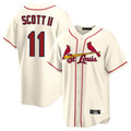 Trusc St. Louis Cardinals #11 Victor Scott II Player Cream Home Game Stitched Jerseys