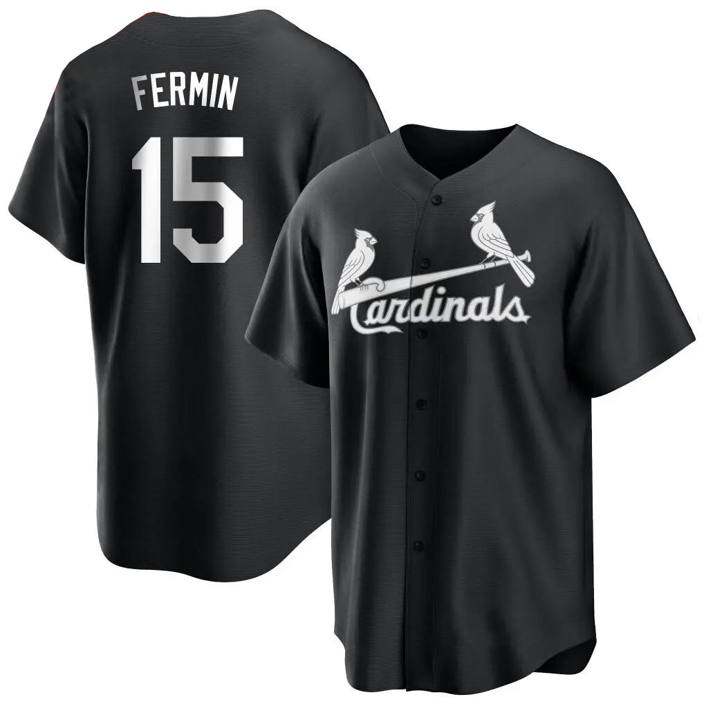 Trusc St. Louis Cardinals #15 Jose Fermin Player Black City Connect Home Limited Stitched Jerseys