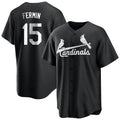 Trusc St. Louis Cardinals #15 Jose Fermin Player Black City Connect Home Limited Stitched Jerseys