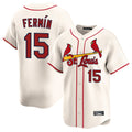 Trusc St. Louis Cardinals #15 Jose Fermin Player Cream Home Limited Stitched Jerseys