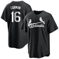 Trusc St. Louis Cardinals #16 Nolan Gorman Player Black City Connect Home Limited Stitched Jerseys