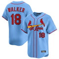 Trusc St. Louis Cardinals #18 Jordan Walker Player Light Blue Home Limited Stitched Jerseys