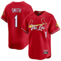 Trusc St. Louis Cardinals #1 Ozzie Smith Player Red City Connect Limited Stitched Jerseys