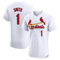 Trusc St. Louis Cardinals #1 Ozzie Smith Player White Home Limited Elite Stitched Jerseys