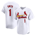 Trusc St. Louis Cardinals #1 Ozzie Smith Player White Home Limited Stitched Jerseys