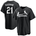 Trusc St. Louis Cardinals #21 Lars Nootbaar Player Black City Connect Home Limited Stitched Jerseys