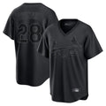 Trusc St. Louis Cardinals #28 Nolan Arenado Player Black City Connect T-shirt Stitched Jerseys