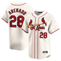 Trusc St. Louis Cardinals #28 Nolan Arenado Player Cream Home Limited Stitched Jerseys