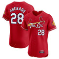 Trusc St. Louis Cardinals #28 Nolan Arenado Player Red City Connect Limited Elite Stitched Jerseys