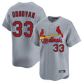 Trusc St. Louis Cardinals #33 Brendan Donovan Player Gray Home Limited Stitched Jerseys