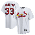 Trusc St. Louis Cardinals #33 Brendan Donovan Player White Home Game Stitched Jerseys