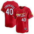Trusc St. Louis Cardinals #40 Willson Contreras Player Red City Connect Limited Stitched Jerseys