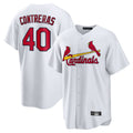 Trusc St. Louis Cardinals #40 Willson Contreras Player White Home Game Stitched Jerseys