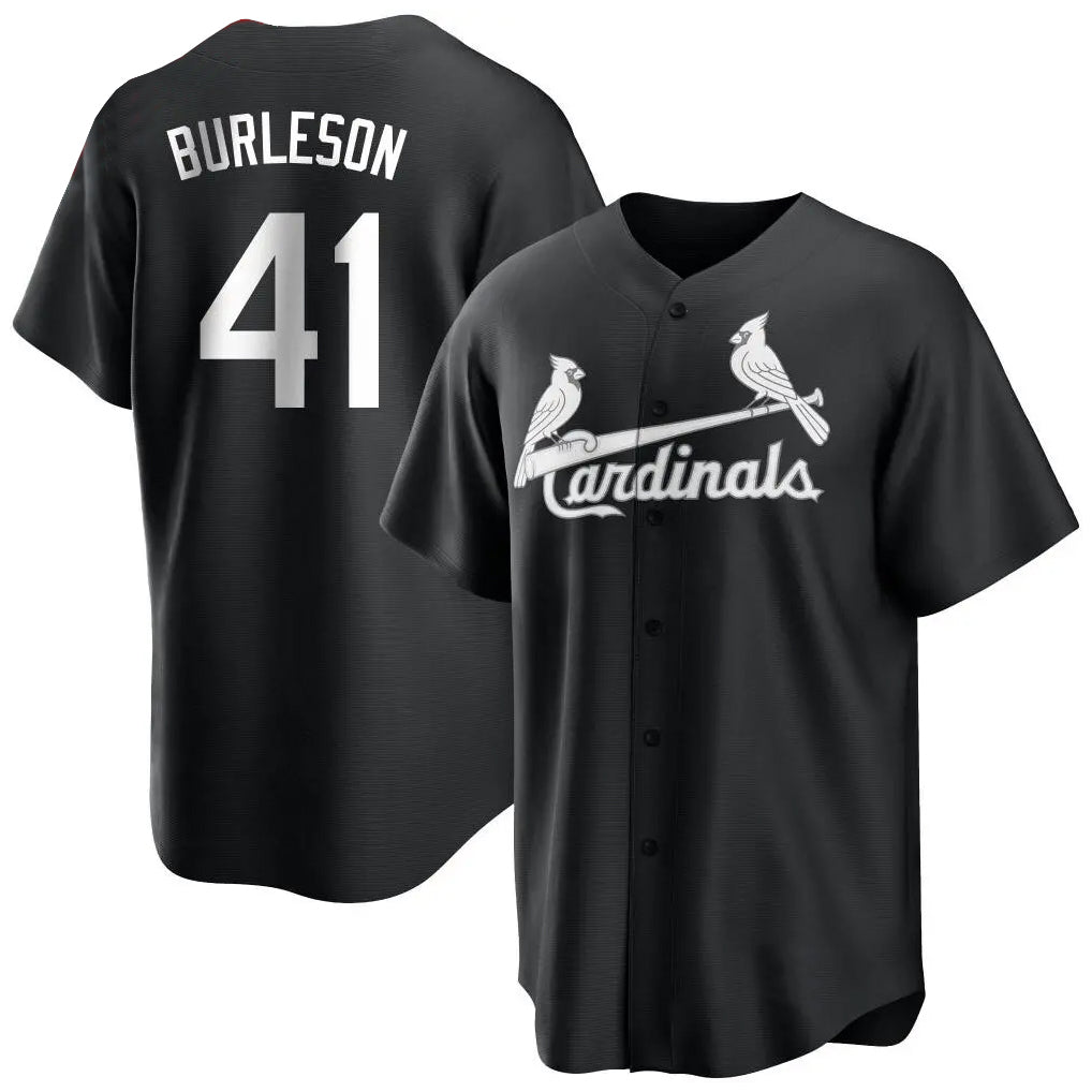 Trusc St. Louis Cardinals #41 Alec Burlesona Player Black City Connect Home Limited Stitched Jerseys