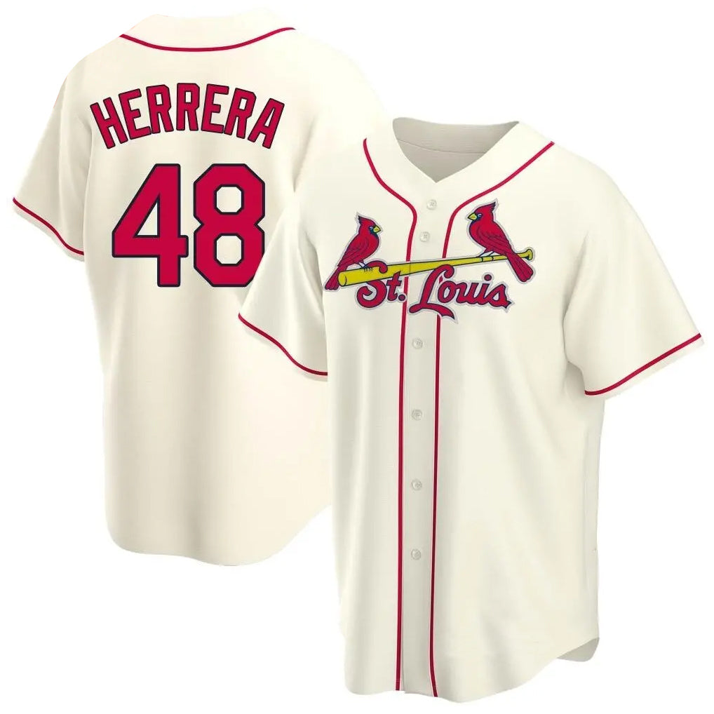 Trusc St. Louis Cardinals #48 Ivan Herrera Player Cream Home Game Stitched Jerseys