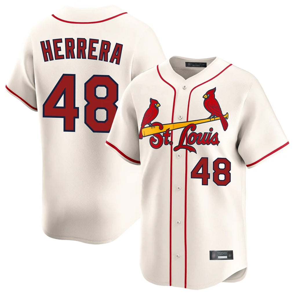 Trusc St. Louis Cardinals #48 Ivan Herrera Player Cream Home Limited Stitched Jerseys