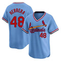 Trusc St. Louis Cardinals #48 Ivan Herrera Player Light Blue City Connect Home T-shirt Stitched Jerseys