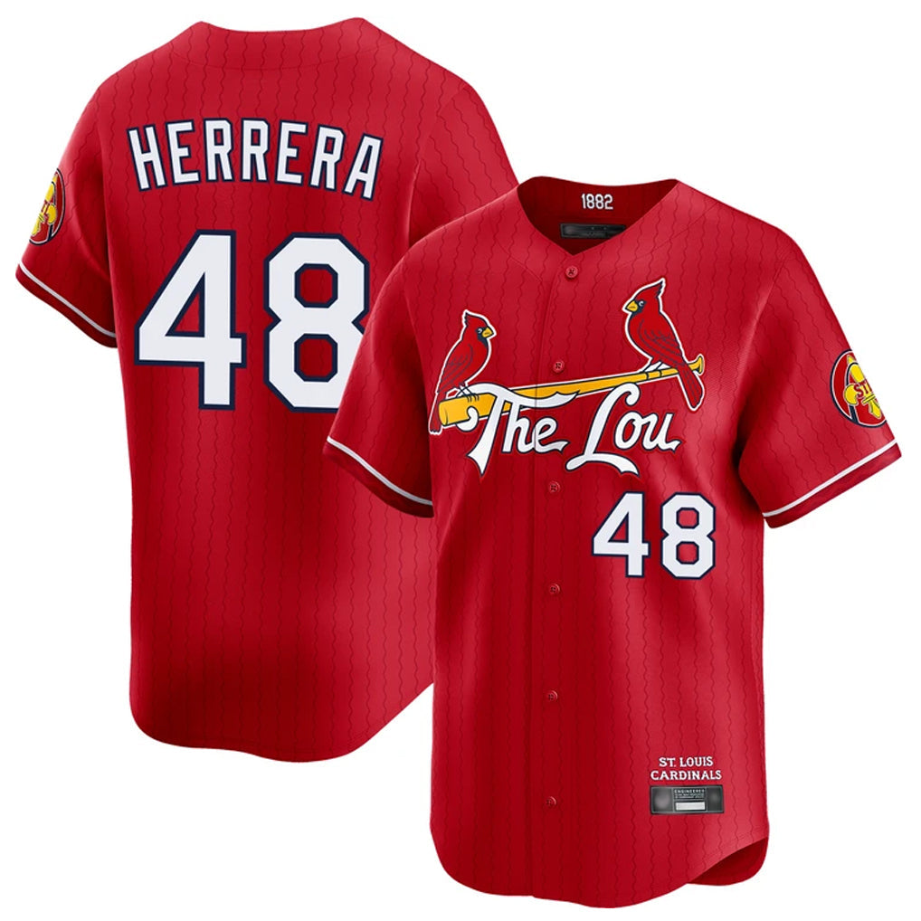 Trusc St. Louis Cardinals #48 Ivan Herrera Player Red City Connect Limited Stitched Jerseys