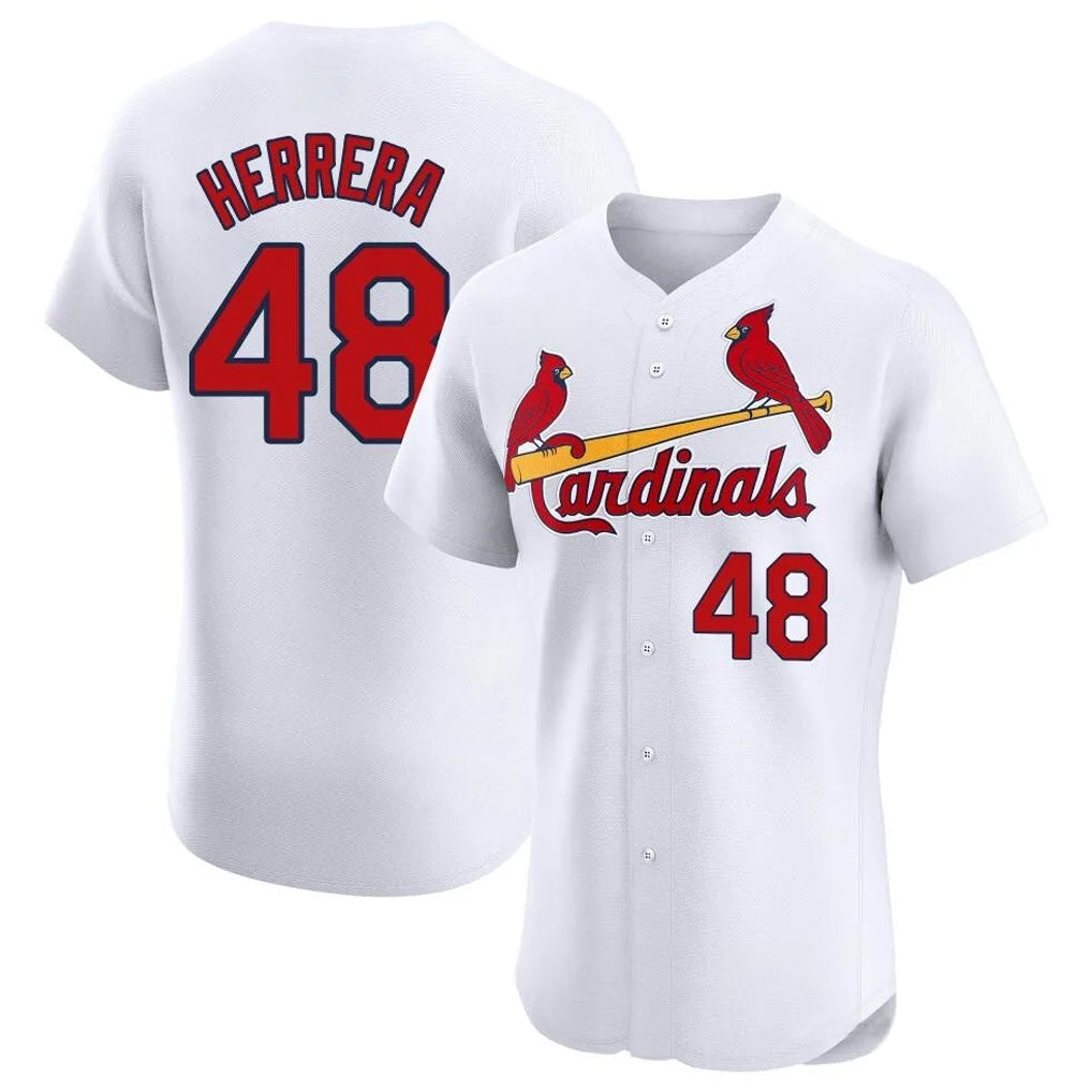 Trusc St. Louis Cardinals #48 Ivan Herrera Player White Home Limited Elite Stitched Jerseys