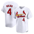 Trusc St. Louis Cardinals #4 Yadier Molina Player White Home Limited Stitched Jerseys