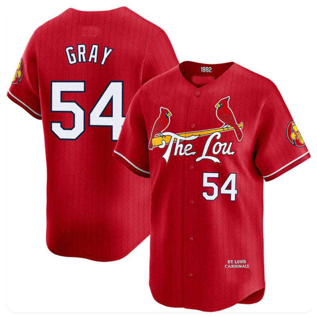 Trusc St. Louis Cardinals #54 Sonny Gray Player Red City Connect Limited Stitched Jerseys
