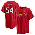 Trusc St. Louis Cardinals #54 Sonny Gray Player Red Home Game Stitched Jerseys