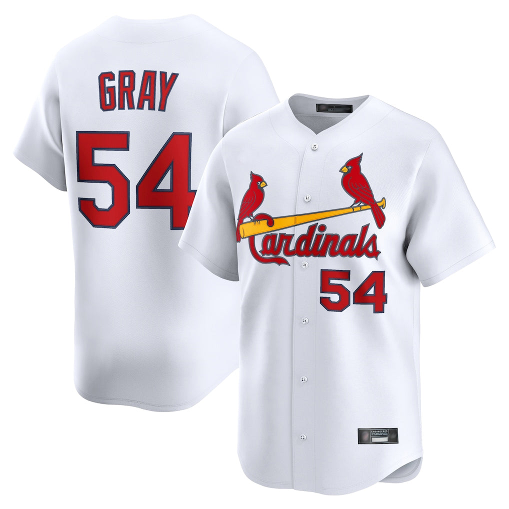 Trusc St. Louis Cardinals #54 Sonny Gray Player White Home Limited Stitched Jerseys