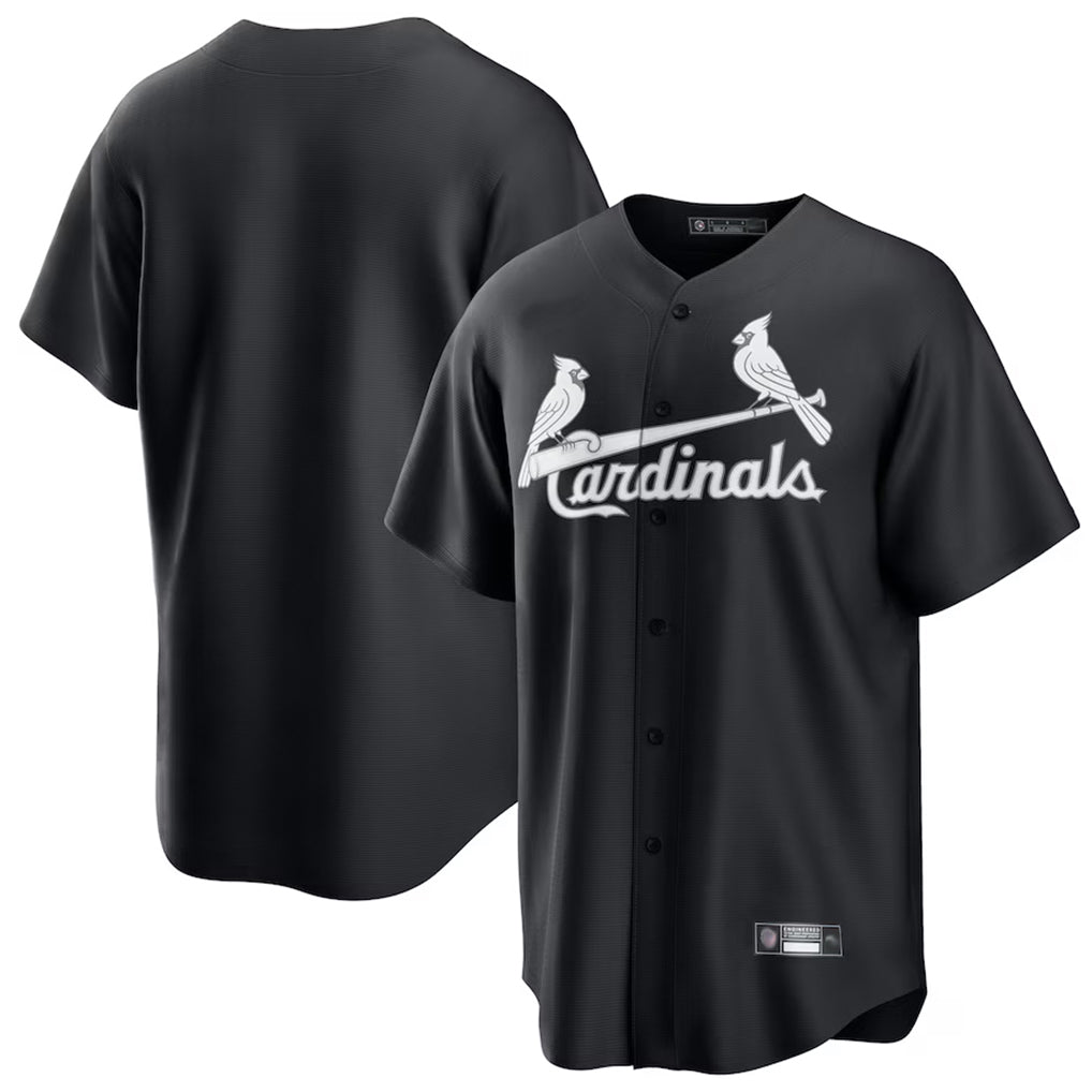 Trusc St. Louis Cardinals Blank Player Black Cooperstown Collection Limited Stitched Jerseys