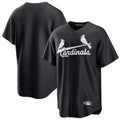 Trusc St. Louis Cardinals Blank Player Black Cooperstown Collection Limited Stitched Jerseys