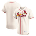 Trusc St. Louis Cardinals Blank Player Cream Home Limited Elite Stitched Jerseys
