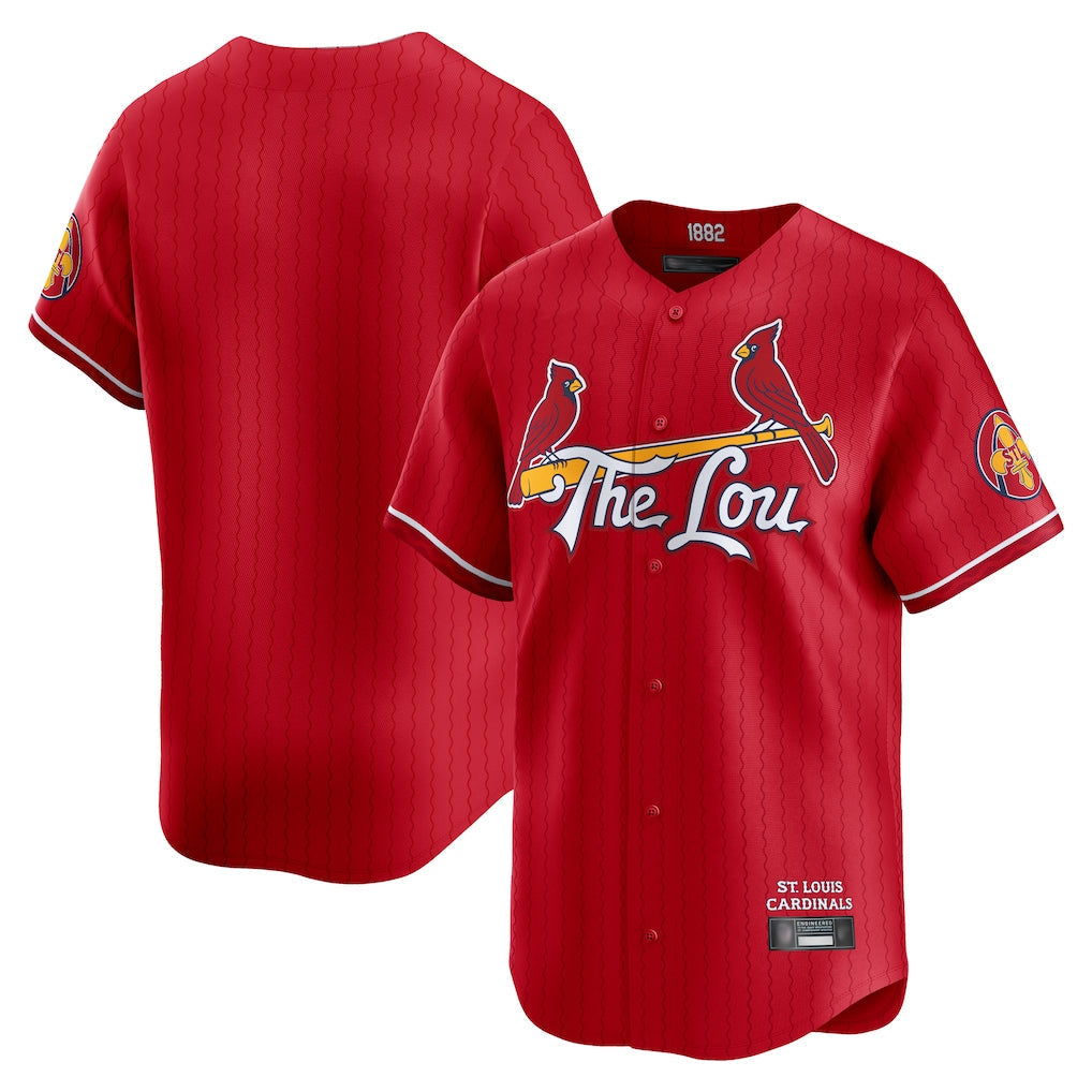 Trusc St. Louis Cardinals Blank Player Red City Connect Limited Stitched Stitched Jerseys