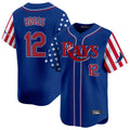 Trusc TB.Rays #12 Wade Boggs Player Royal 2025 Independence Day Vapor Premier Limited Stitched Jerseys