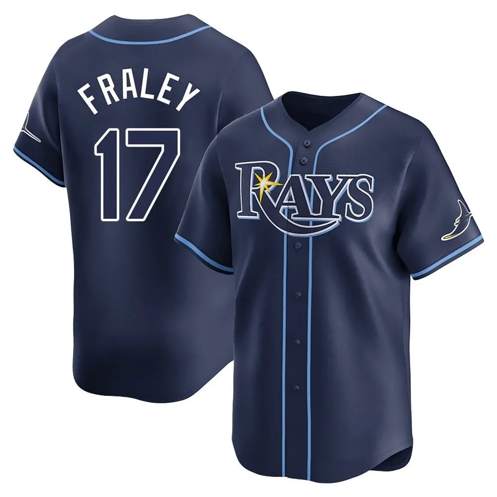Trusc TB.Rays #17 Jake Fraley Player Navy Home Limited Stitched Jerseys