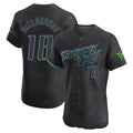 Trusc TB.Rays #18 Shane McClanahan Player Black City Connect Home Limited Elite Stitched Jerseys