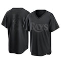 Trusc TB.Rays #2 Yandy Diaz Player Black Home Game Stitched Jerseys