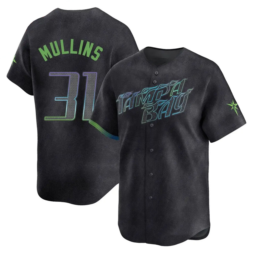 Trusc TB.Rays #31 Cedric Mullins Player Black City Connect Home Limited Stitched Jerseys