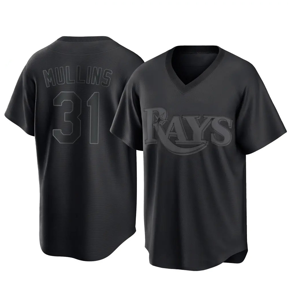 Trusc TB.Rays #31 Cedric Mullins Player Black Home Game Stitched Jerseys