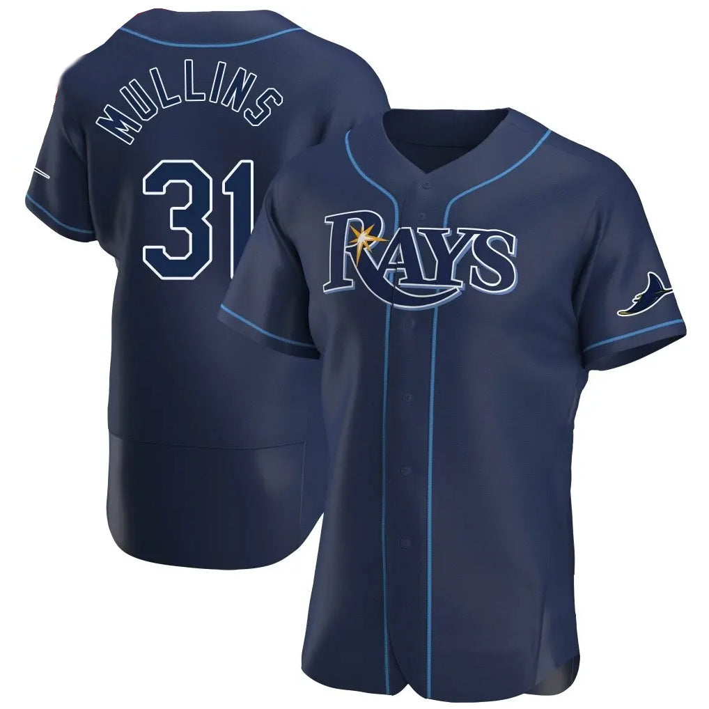 Trusc TB.Rays #31 Cedric Mullins Player Navy Home Limited Elite Stitched Jerseys