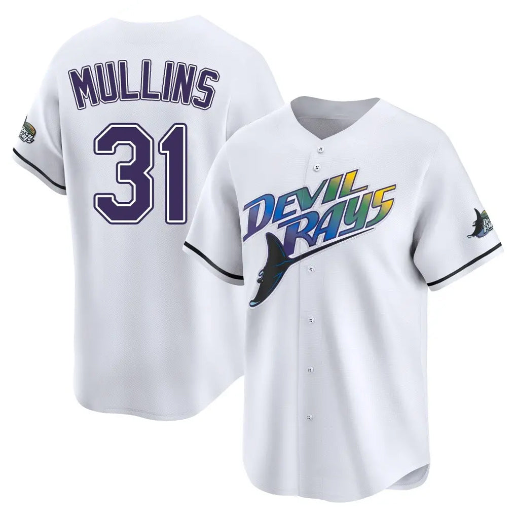 Trusc TB.Rays #31 Cedric Mullins Player White City Connect Home Stitched Jerseys