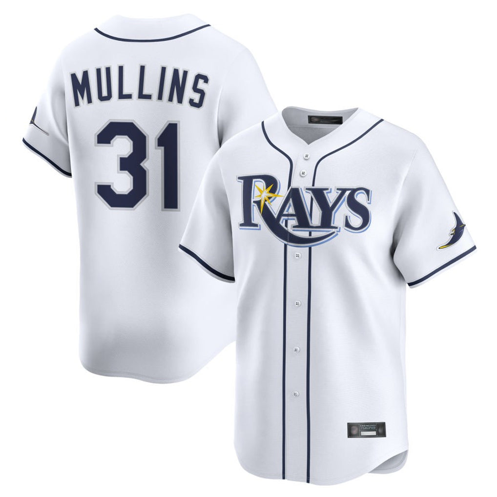 Trusc TB.Rays #31 Cedric Mullins Player White Home Limited Stitched Jerseys