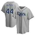 Trusc TB.Rays #44 Ryan Pepiot Player Gray Home Game Stitched Jerseys