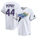 Trusc TB.Rays #44 Ryan Pepiot Player White City Connect Home Stitched Jerseys