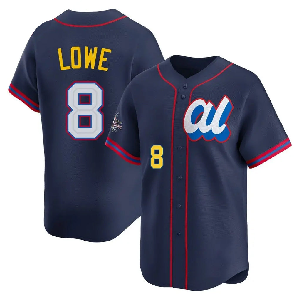 Trusc TB.Rays #8 Brandon Lowe Player Navy Limited American League All-Star Edition Stitched Jerseys