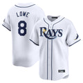 Trusc TB.Rays #8 Brandon Lowe Player White Home Limited Stitched Jerseys
