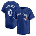 Trusc T.Blue Jays #0 Andres Gimenez Player Royal Home Game Stitched Jerseys