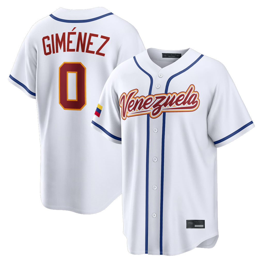 Trusc T.Blue Jays #0 Andres Gimenez Player White 2026 World Series Classic Limited Stitched Jerseys