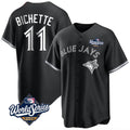 Trusc T.Blue Jays #11 Bo Bichette Player Black 2025 World Series Game Stitched Jerseys