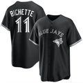 Trusc T.Blue Jays #11 Bo Bichette Player Black Home Game Stitched Jerseys