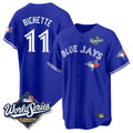 Trusc T.Blue Jays #11 Bo Bichette Player Blue 2025 World Series Rush Limited Stitched Jerseys